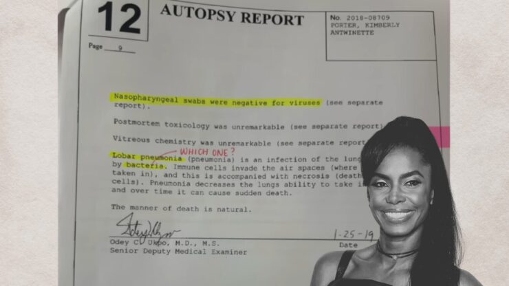 Autopsy Findings in the Death of Kim Porter